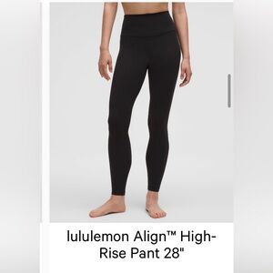 Lululemon Athletica Black Align *final price*